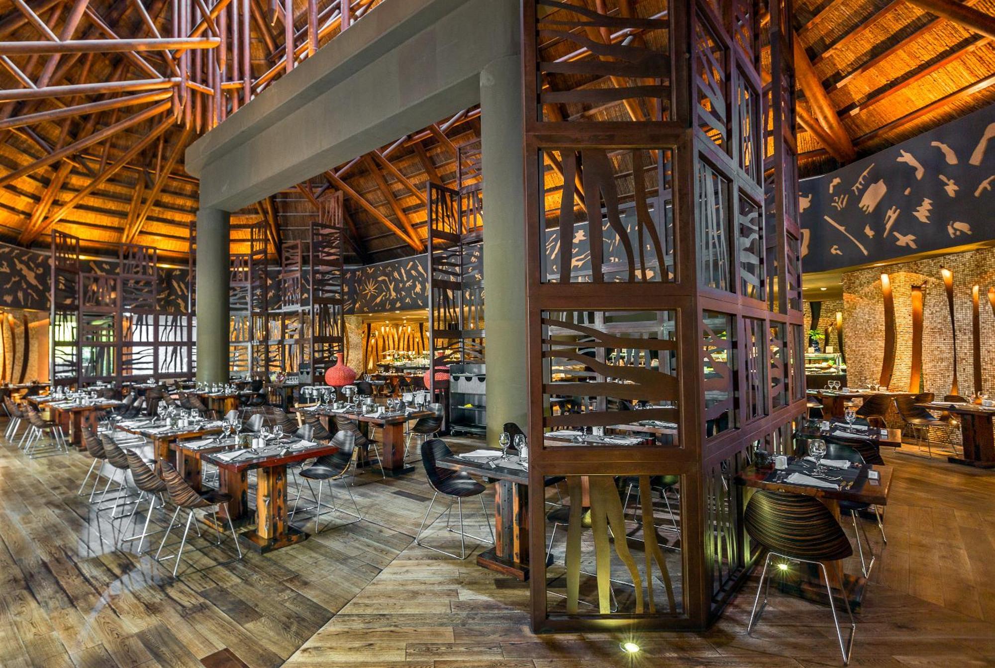 Lopesan Baobab Resort Meloneras Esterno foto The interior of the restaurant
