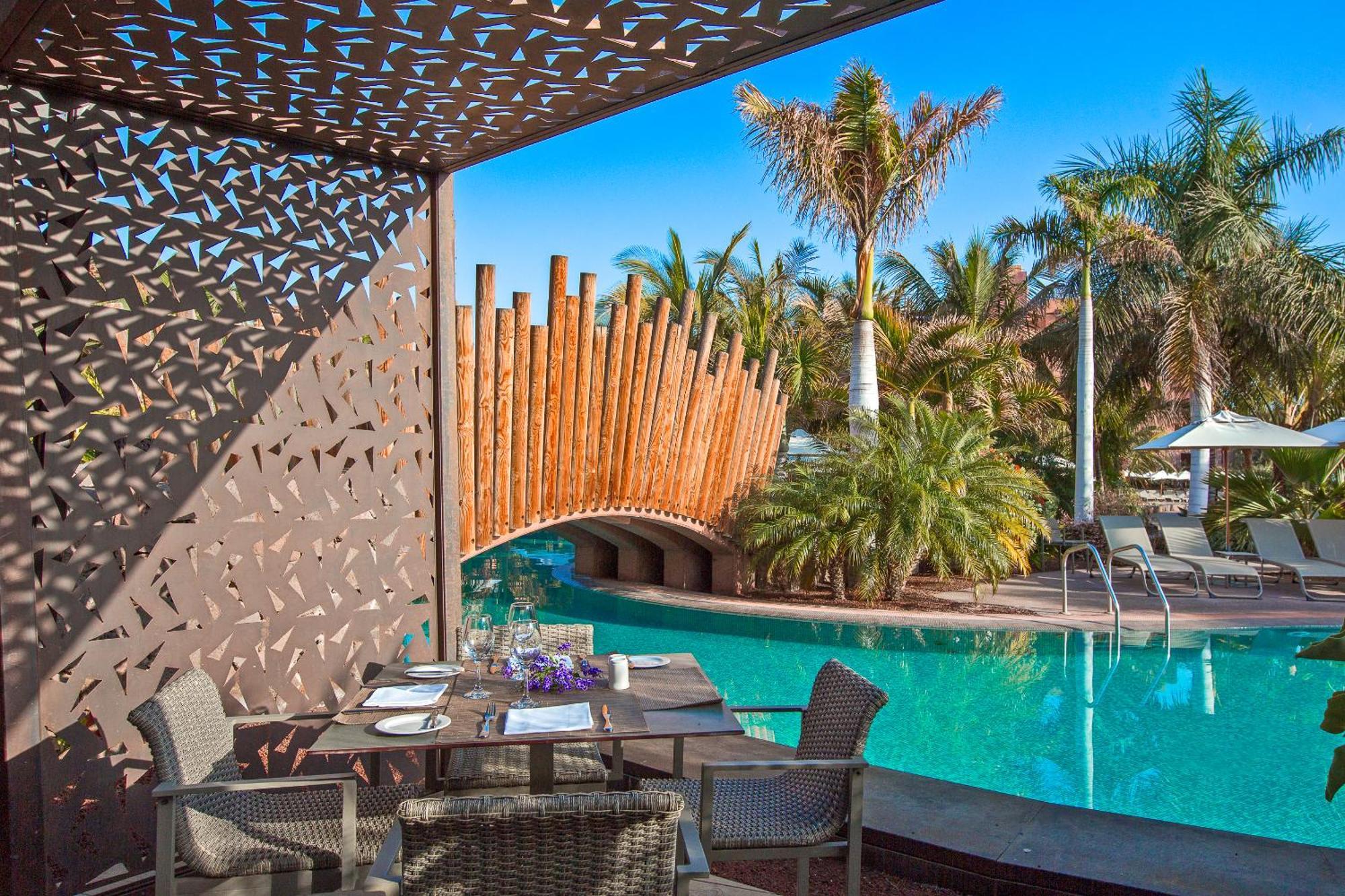 Lopesan Baobab Resort Meloneras Esterno foto The pool at the hotel